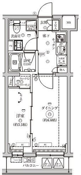 ベルシード野毛山公園 101｜神奈川県横浜市西区老松町(賃貸マンション1DK・1階・30.15㎡)の写真 その2