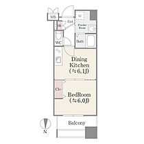 クレアールフレスカ 409 ｜ 東京都江東区亀戸1丁目6-2（賃貸マンション1DK・4階・31.44㎡） その2