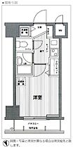 グランド・ガーラ麻布十番  ｜ 東京都港区麻布十番3丁目5-10（賃貸マンション1K・6階・18.45㎡） その2