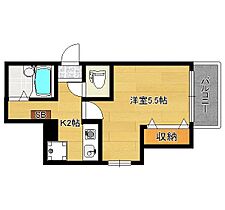 京都府京都市上京区一条通松屋町西入鏡石町（賃貸マンション1K・3階・20.60㎡） その2