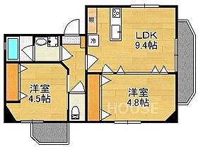 京都府京都市左京区東丸太町（賃貸マンション2LDK・4階・43.30㎡） その2