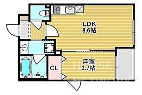 シュエットメゾン綾小路 306号室 ｜ 京都府京都市中京区壬生賀陽御所町（賃貸マンション1LDK・3階・29.92㎡） その2