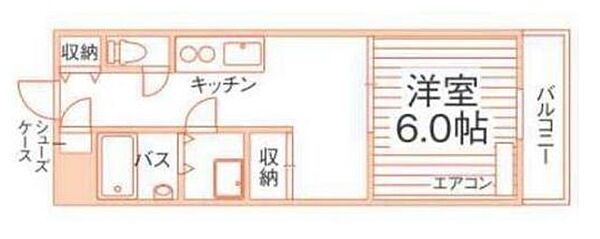 ペンタスマンション 403｜神奈川県藤沢市亀井野１丁目(賃貸マンション1DK・4階・30.00㎡)の写真 その2