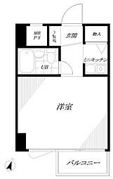 ライオンズプラザ横浜戸部 1Kの間取図画像