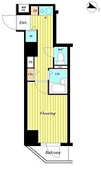 ステージファースト目白 1Kの間取図画像
