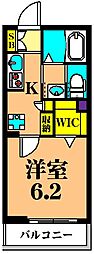 ALLURE渋谷本町 1Kの間取図画像