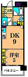 グレイスコート大森海岸 1DKの間取図画像