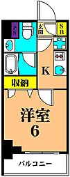 Urbanex南品川2 1Kの間取図画像