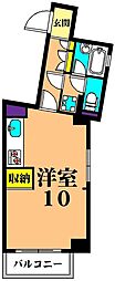 サマーハイム東大井 ワンルームの間取図画像