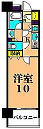 グレイスコート大森海岸 1Kの間取図画像