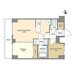 間取図画像 1SLDK