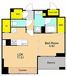 間取図画像 1LDK