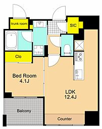 間取図画像 1LDK