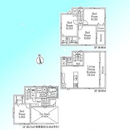蕨市錦町　1号棟　全2棟