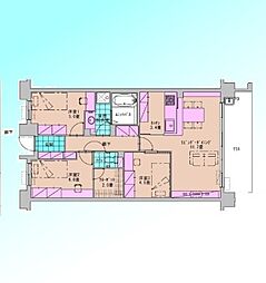 間取図画像 3LDK