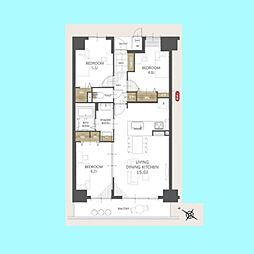 間取図画像 3LDK