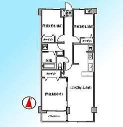 間取図画像 3LDK
