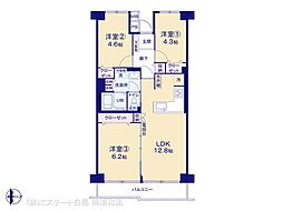 間取図画像 3LDK