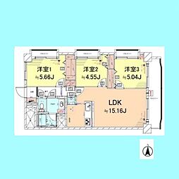 間取図画像 3LDK
