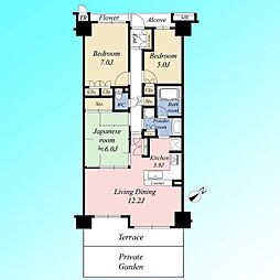 間取図画像 3LDK