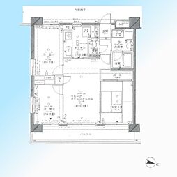 コスモ武蔵浦和プロシィード 3LDKの間取図画像