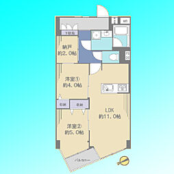 間取図画像 2SLDK