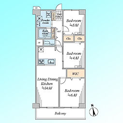 間取図画像 3LDK