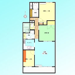 ナイスアーバン川口本町 3LDKの間取図画像