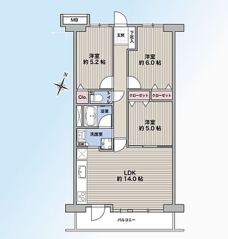 現況と図面が異なる場合は、現況を優先とさせていただきます。 