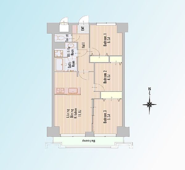 間取りを拡大表示
