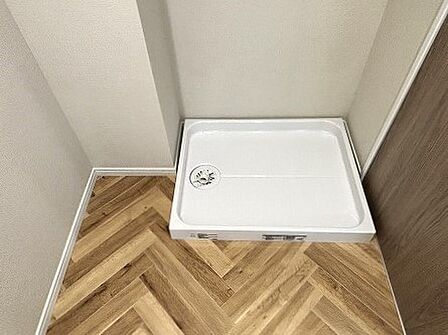 洗濯機防水パンがあります。 