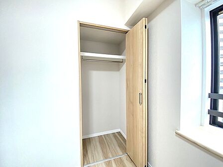 部屋に設けた収納は、住みやすさへのこだわり。