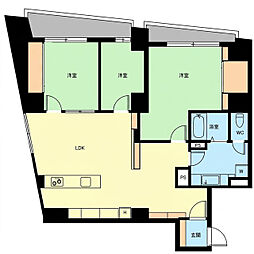 フドウ西川口ハイツ 3LDKの間取図画像