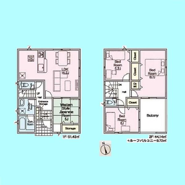 間取りを拡大表示