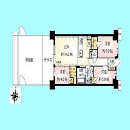 ローレルコート川口レジデンス 3LDKの間取図画像