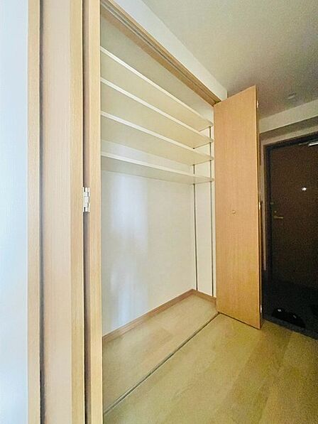 全居室はもちろん、共用スペース収納もあり、すっきり片づけて広く使えます。 