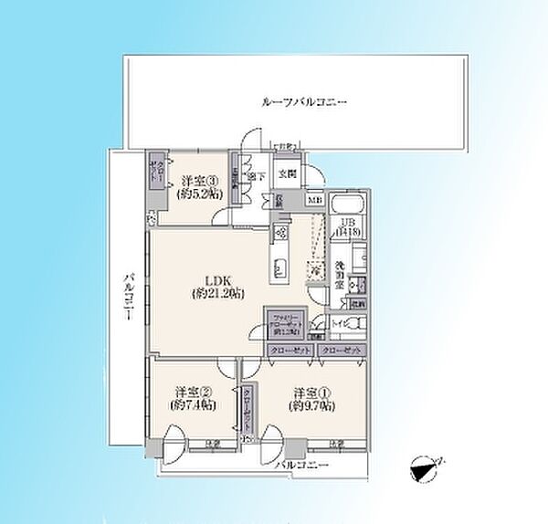 間取りを拡大表示