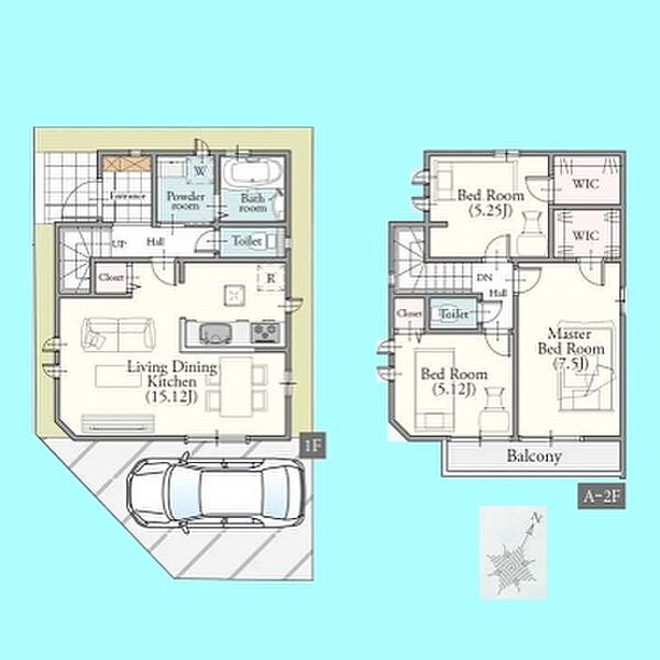 間取りを拡大表示