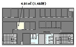 クロスオフィス新宿の間取図画像