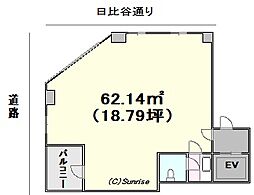 新橋ウエストビルの間取図画像