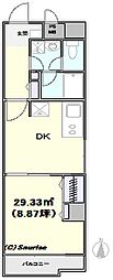 キャッスルマンション西新宿の間取図画像