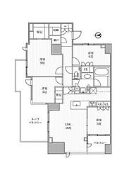 ディームス方南町 4LDKの間取図画像
