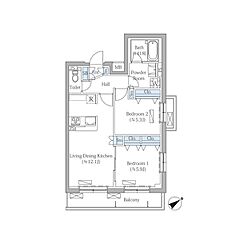 物件の間取り