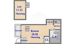 リバーモール 1階/102