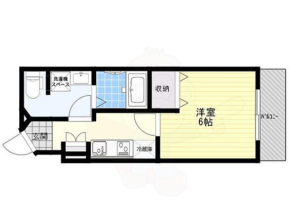 レピュア武蔵関 201｜東京都練馬区関町東２丁目(賃貸マンション1K・2階・20.14㎡)の写真 その2