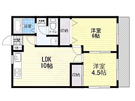 ブルーム吉祥寺  ｜ 東京都練馬区関町南２丁目（賃貸マンション2LDK・1階・40.56㎡） その2