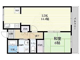 コーポレート連雀1号  ｜ 東京都三鷹市下連雀４丁目15番40号（賃貸マンション1LDK・6階・52.31㎡） その2