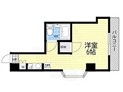 メゾンドヴェルヴィア 1Kの間取図画像