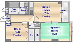 アビタシオン武蔵野 4階/-