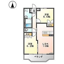 スターステージB 102 ｜ 埼玉県狭山市広瀬１丁目30-12（賃貸アパート2LDK・1階・51.00㎡） その2